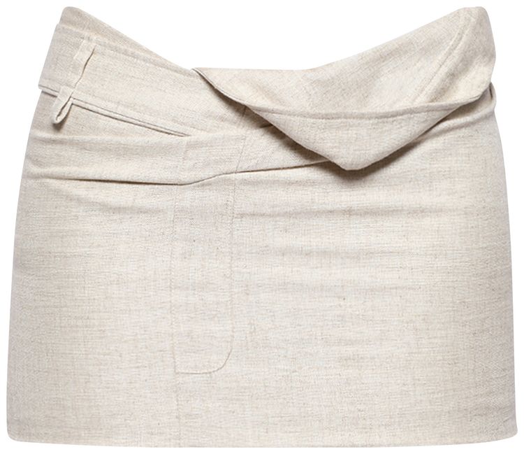 Jacquemus La Mini Jupe Bahia Mini Skirt Light Beige