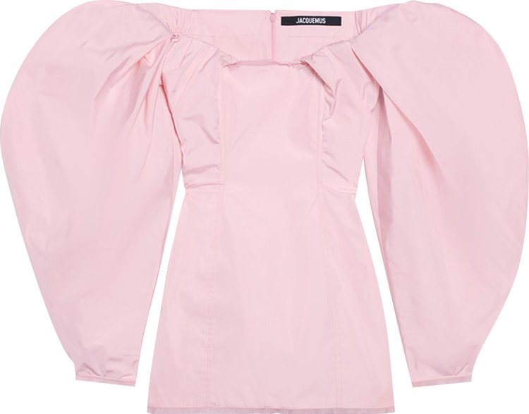 Jacquemus La Robe Taffetas Dress 'Light Pink'