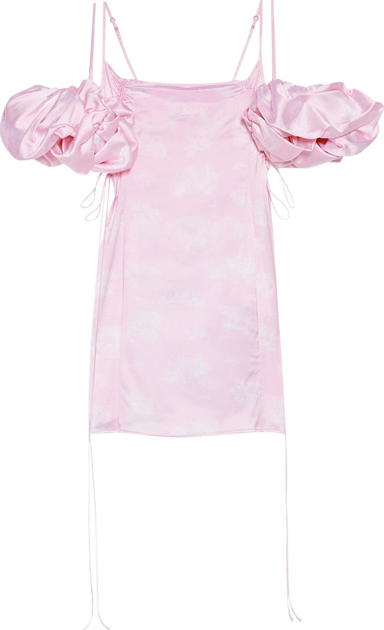 Jacquemus La Mini Robe Chouchou Dress 'Print Toile De Jouy Pink'