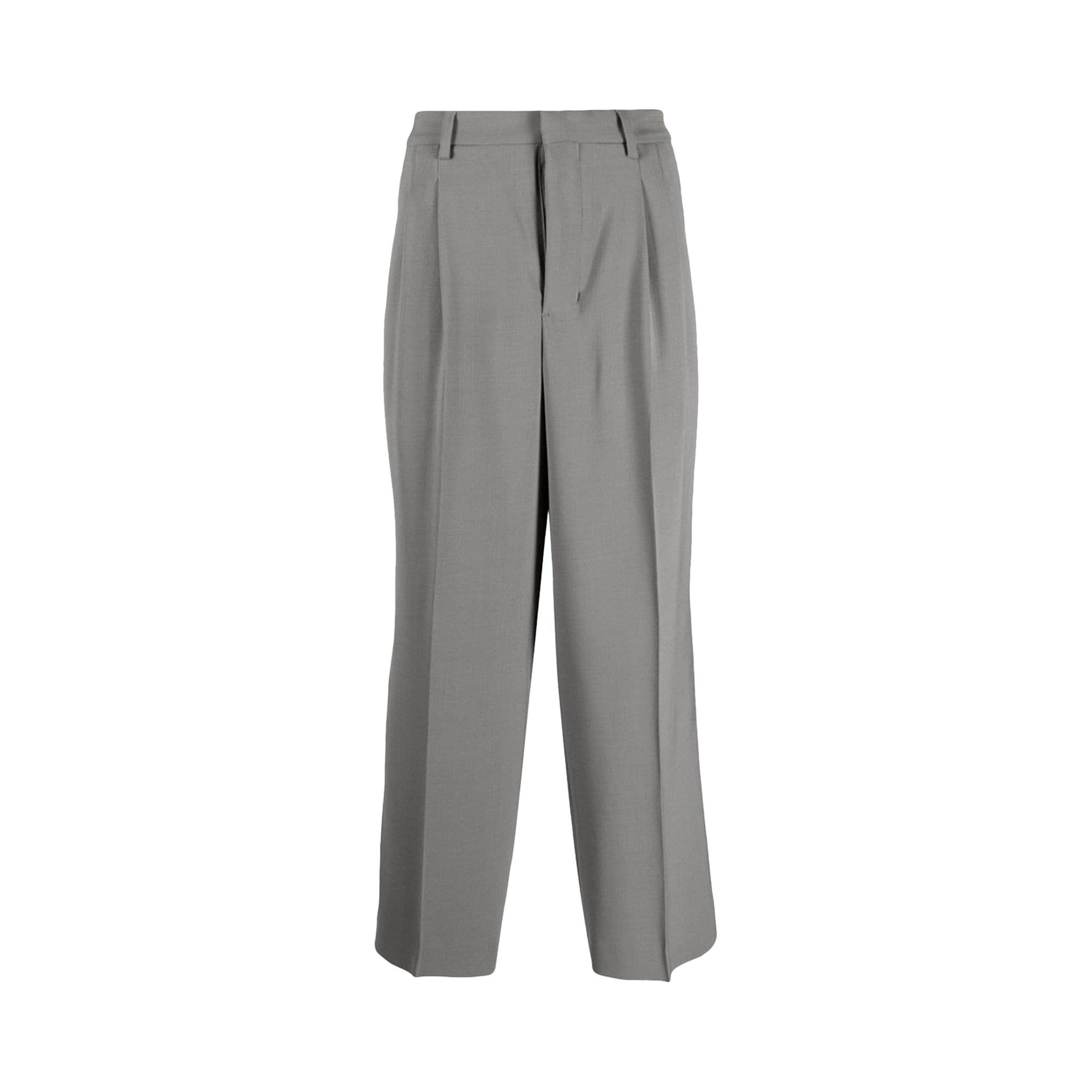 Buy Ami Straight Fit Pants 'Mineral Grey' - HTR508 VI0007