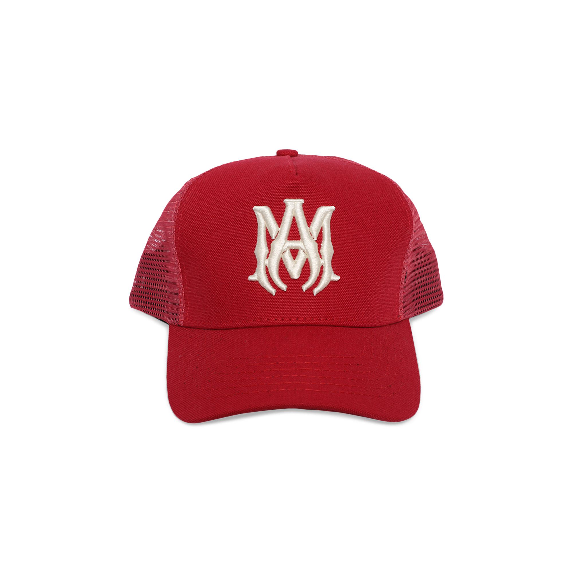 Buy Amiri MA Logo Trucker Hat 'Red' - AW23MAH022 610 RED | GOAT