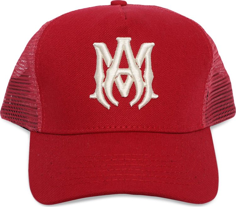 Amiri MA Logo Trucker Hat 'Red'