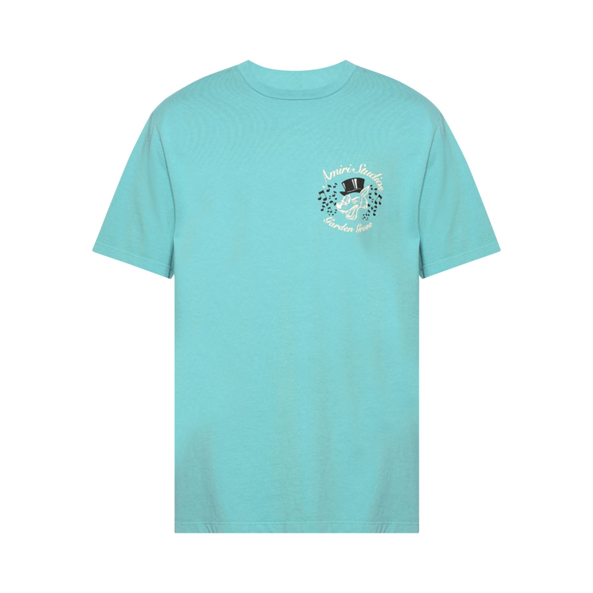 Buy Amiri Studios Tee 'Aqua' - AW23MJG001 524 AQUA | GOAT