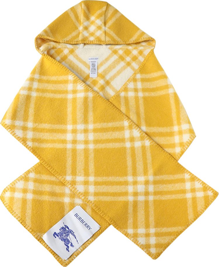 Burberry Vintage Check Wool Scarf Pear