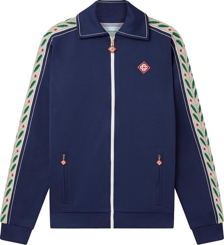 Casablanca Laurel Track Top Navy