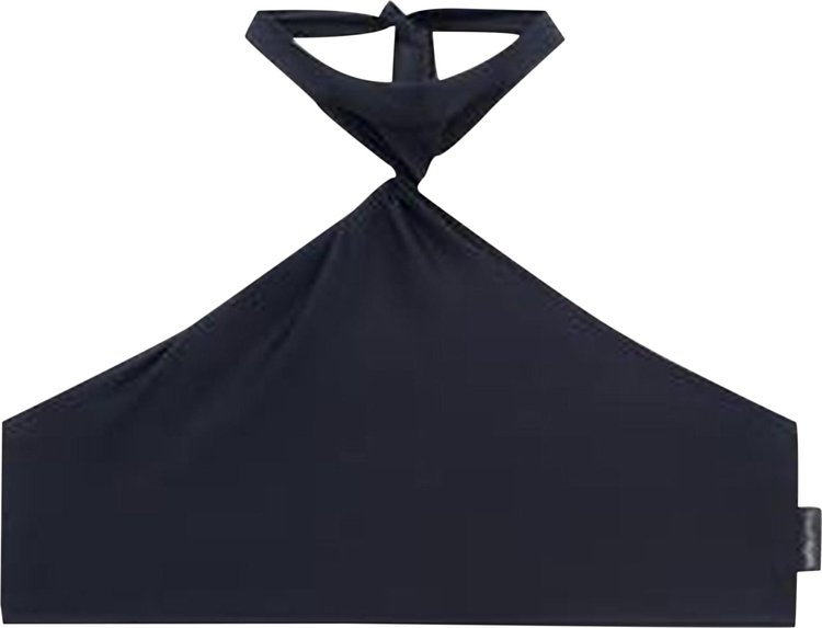 Courrèges Twist Tech Jersey Swimsuit 'Black'