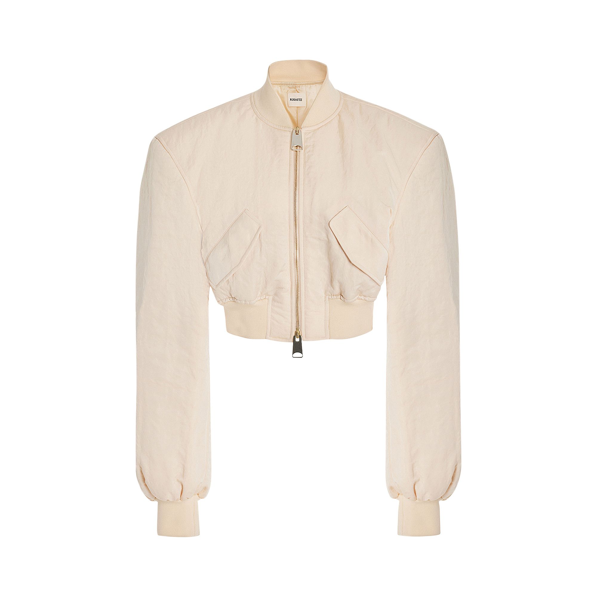 【関税込み】KHAITE ブラック Reggie ジャケット Buy Khaite Reggie Jacket 'Bone' - 61204080 108 | GOAT