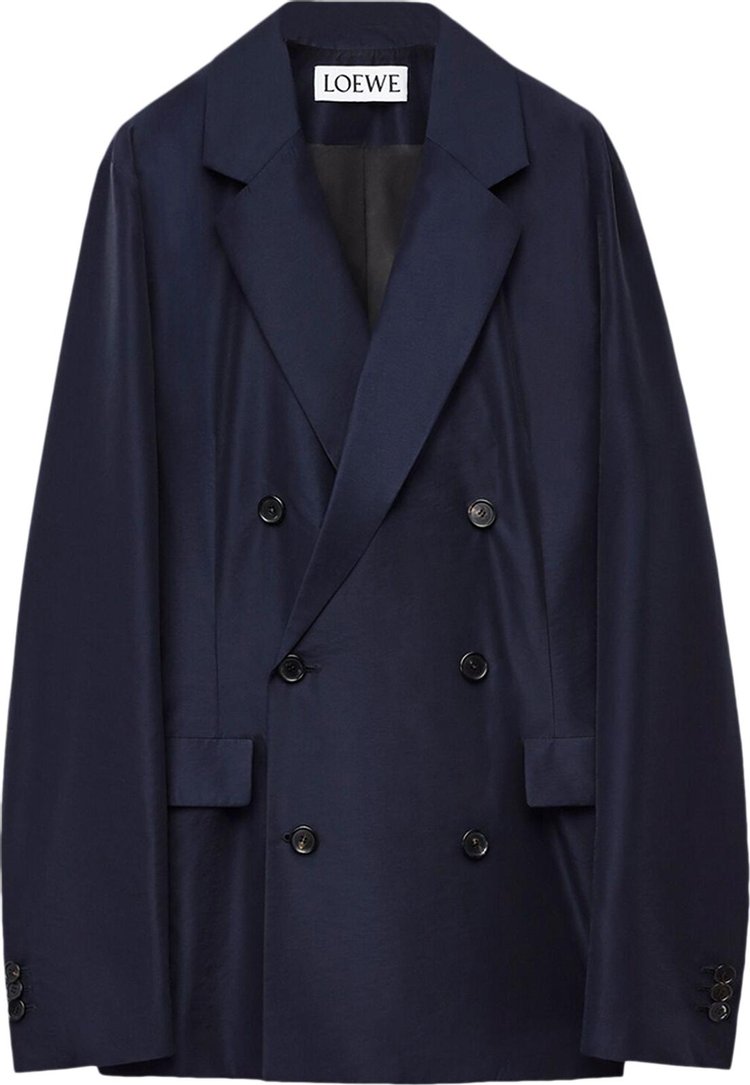 Loewe Double Breasted Jacket 'Midnight Blue'