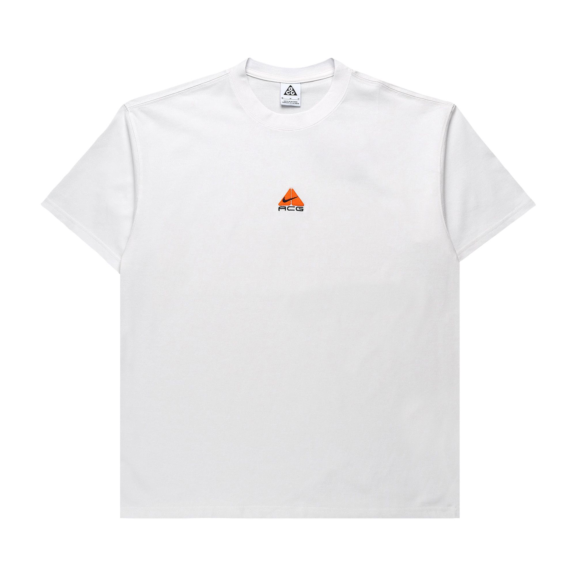 nike acg yellow t shirt