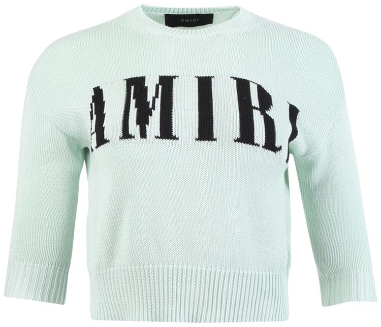 Amiri Kids Sweater Baby Blue