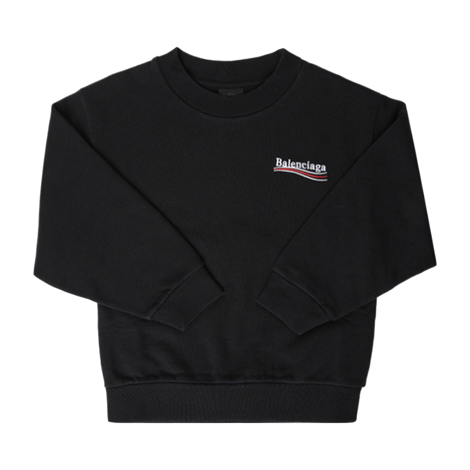 Balenciaga small logo crewneck top