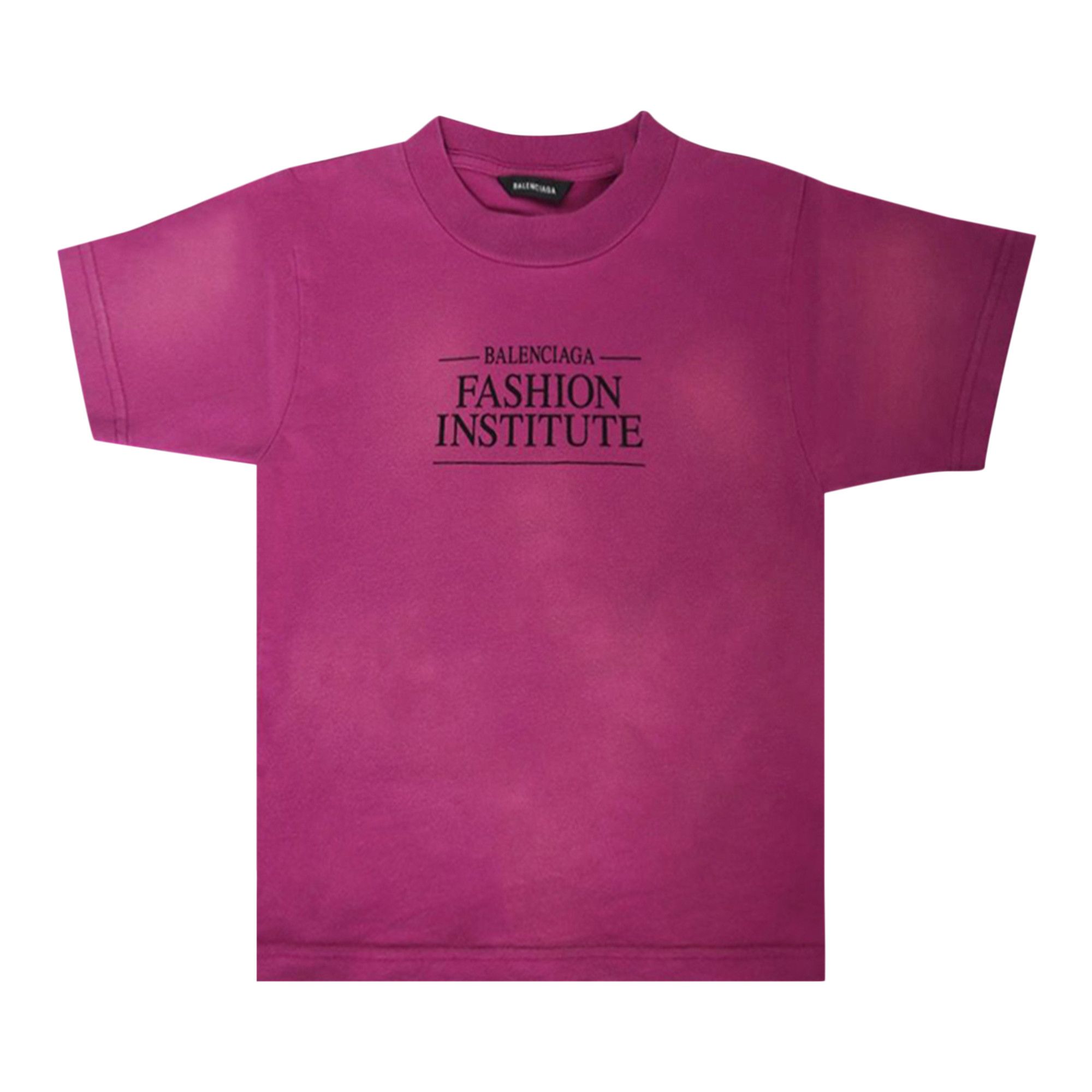 Buy Balenciaga Kids Logo T Shirt Dark Fuchsia 681864 TMVK5