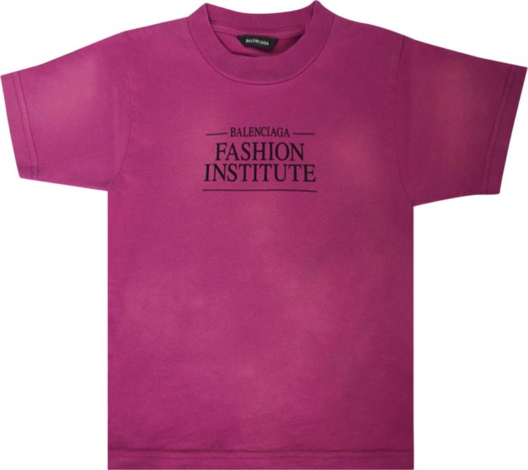 BALENCIAGA - Boxy T-shirt Purple