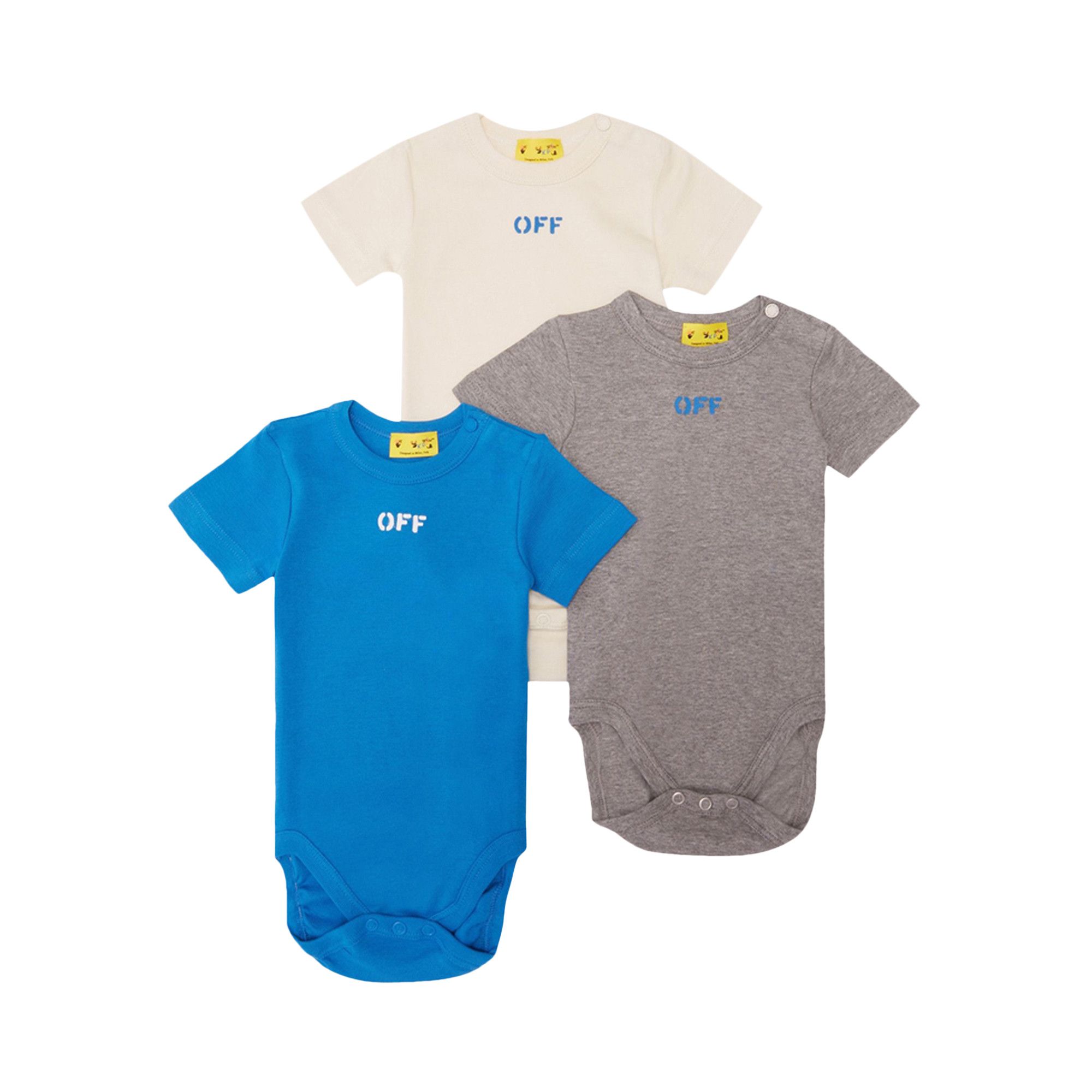 Off Stamp 3-Pack Body off-white ベビー Off Stamp 3-Pack Body off-white ベビー Buy Off-White Kids Off