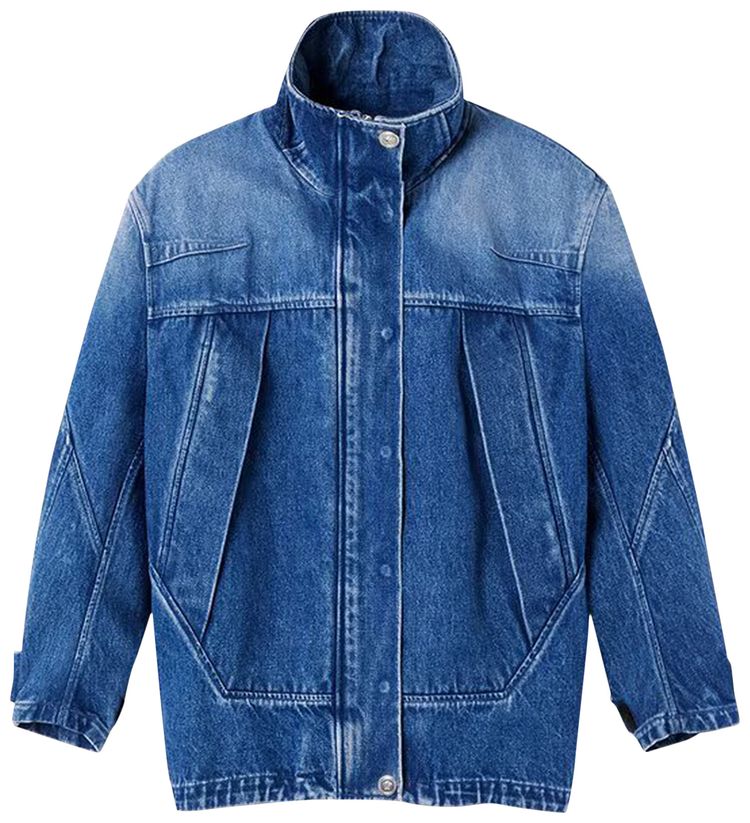 Versace Denim Blouson Medium Blue