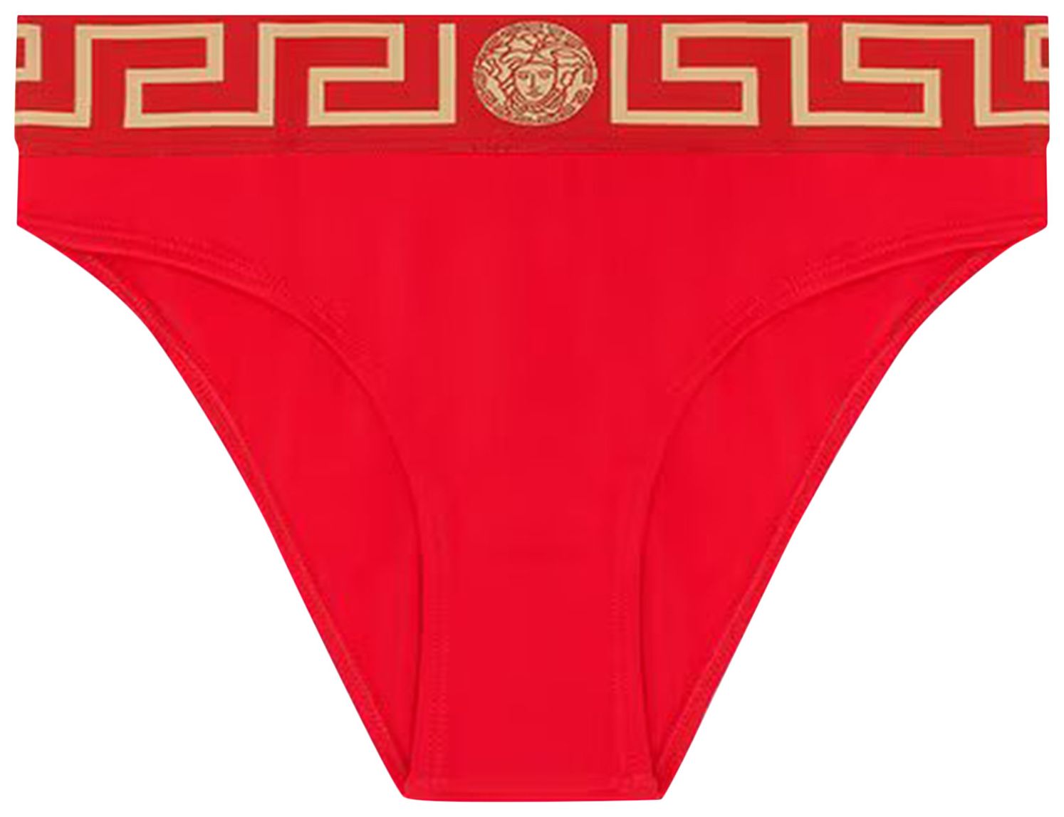 Buy Versace Greca Border Bikini Bottoms 'Red' - 1008603 A232185 A1203 ...