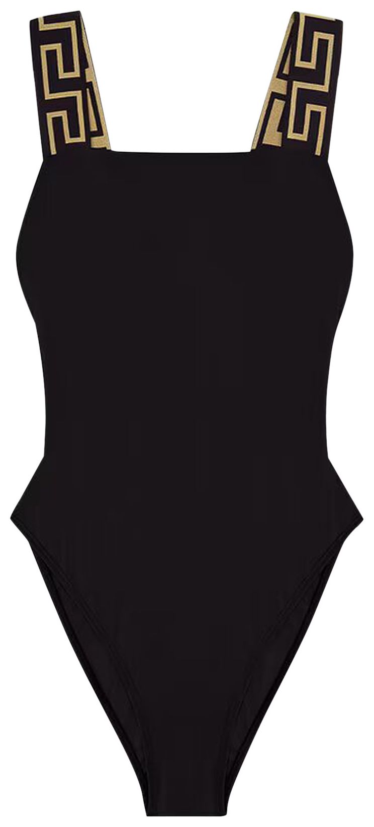 Buy Versace Greca Border One Piece Swimsuit 'Black' ABD01108 A232185