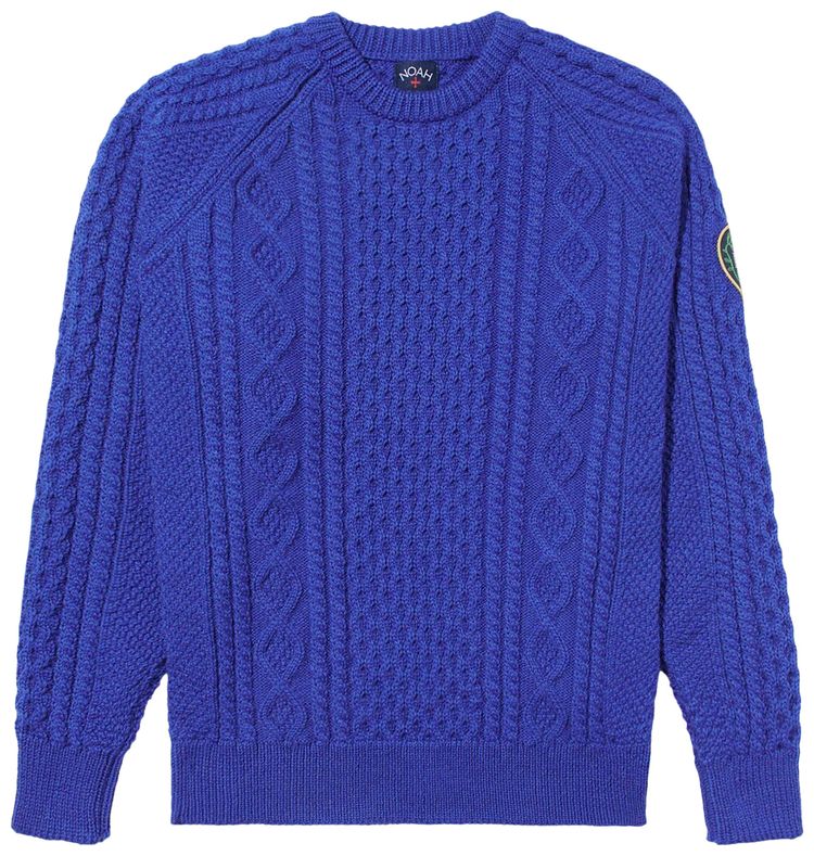Noah Fisherman Sweater Sapphire