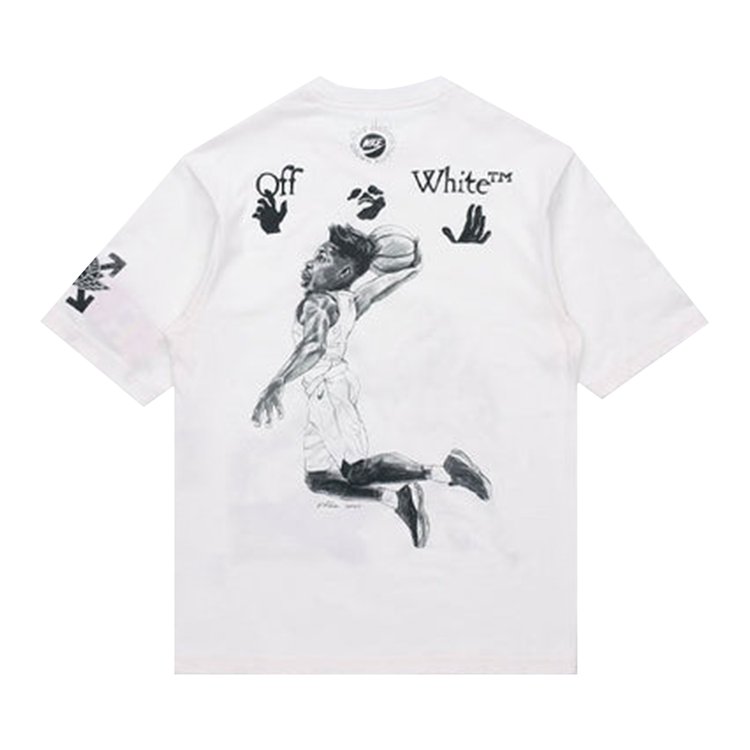 Air Jordan x Off White Tee White