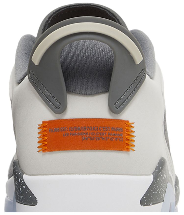 Paris Saint Germain x Air Jordan 6 Retro Low Iron Grey