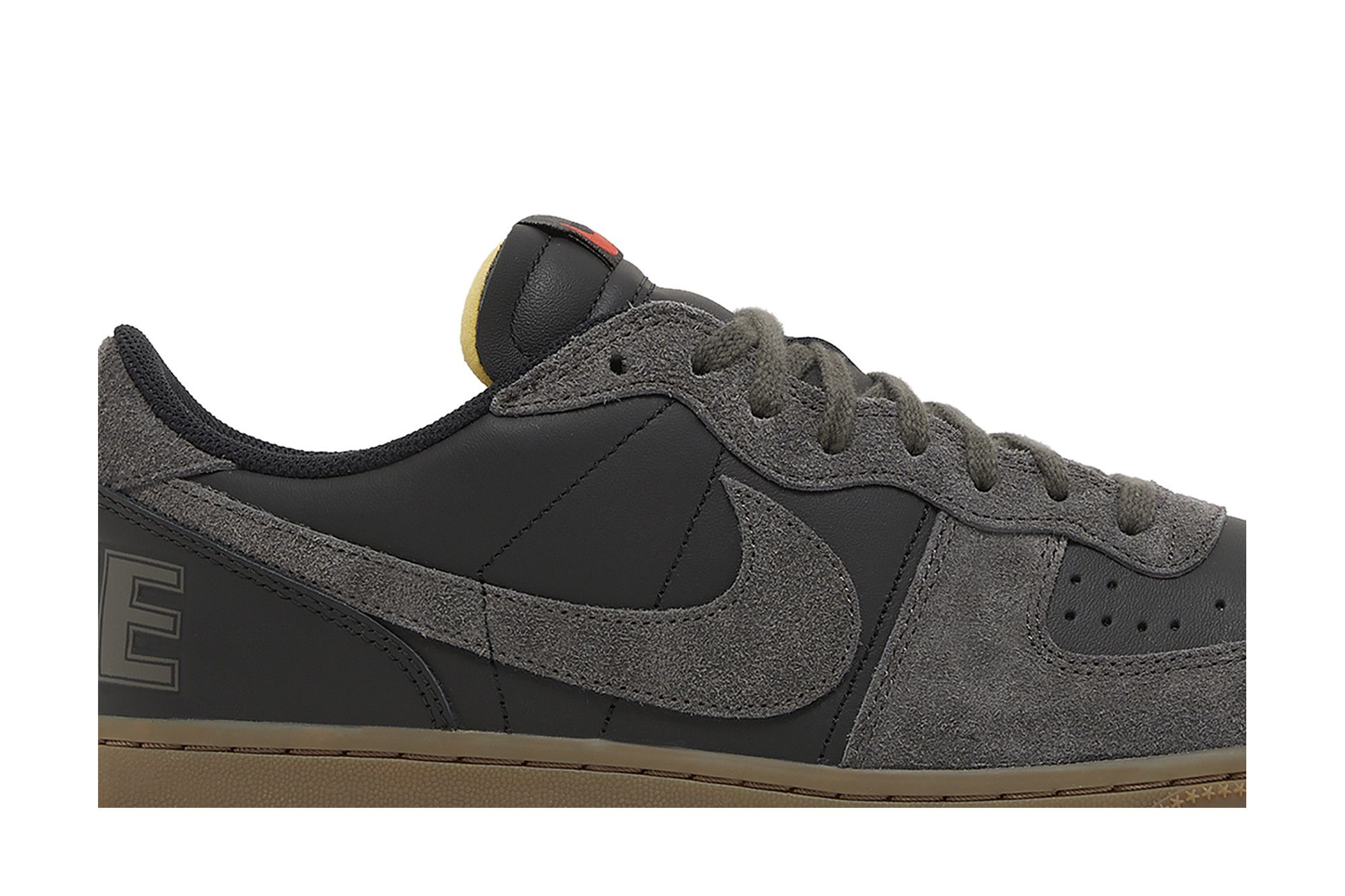 Air force 1 black suede gum sole shop