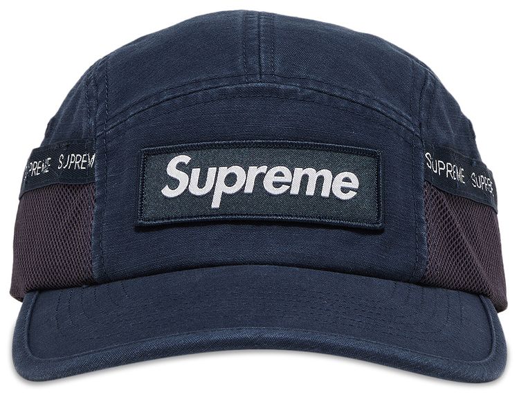 Supreme mesh pocket camp cap (Black)