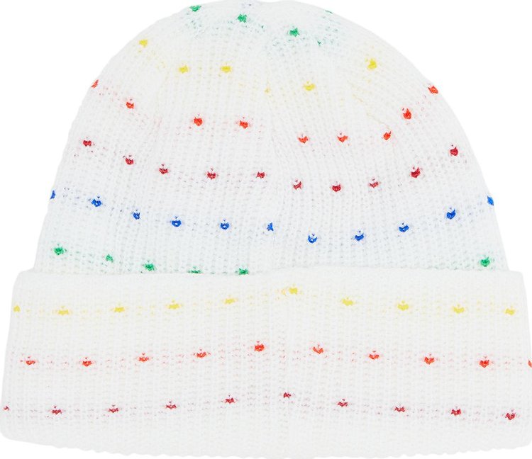 Supreme Loose Gauge Beanie White Multicolor