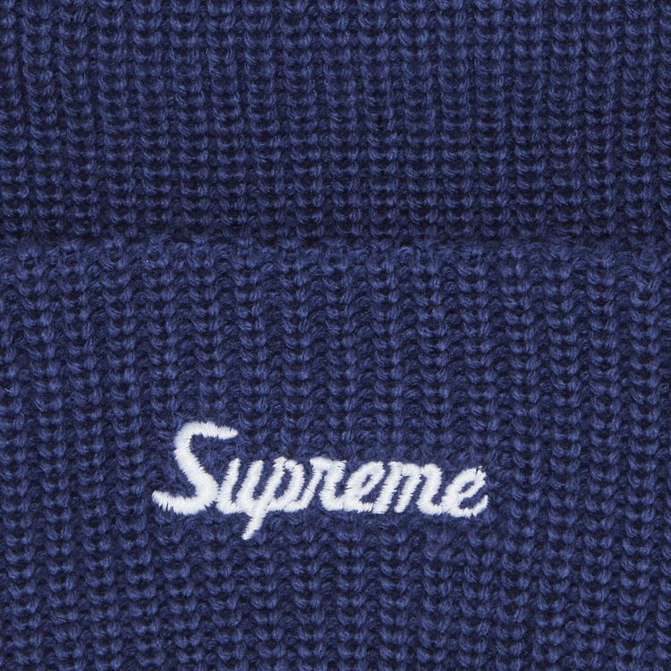 Supreme Loose Gauge Beanie Dark Blue