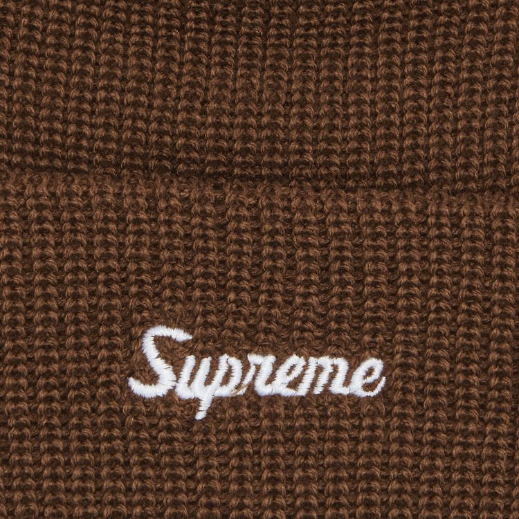 Supreme Loose Gauge Beanie Brown