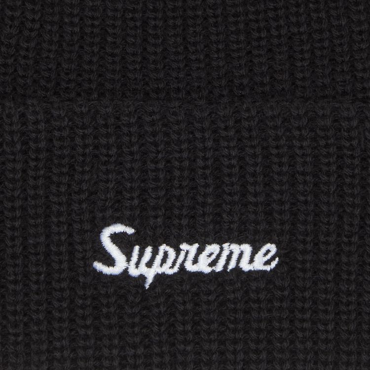 Supreme Loose Gauge Beanie Black