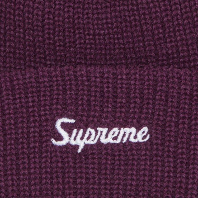 Supreme Loose Gauge Beanie Burgundy