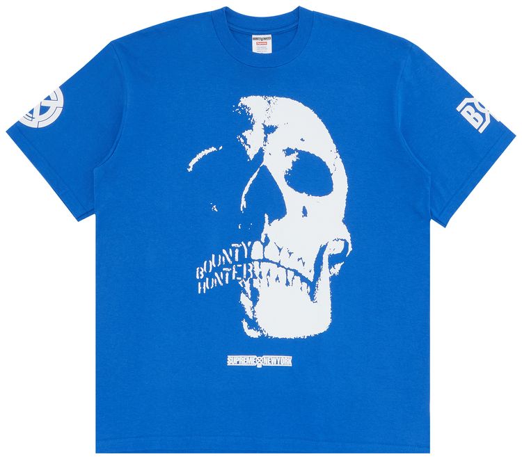 Supreme x Bounty Hunter Skulls Tee Royal