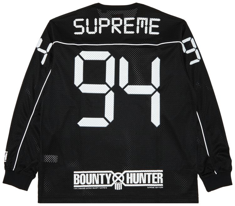 Supreme x Bounty Hunter Mesh Moto Jersey Black