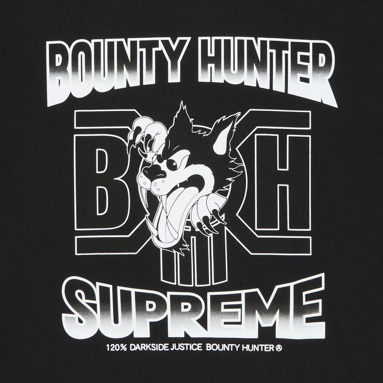 Supreme x Bounty Hunter Wolf Tee Black