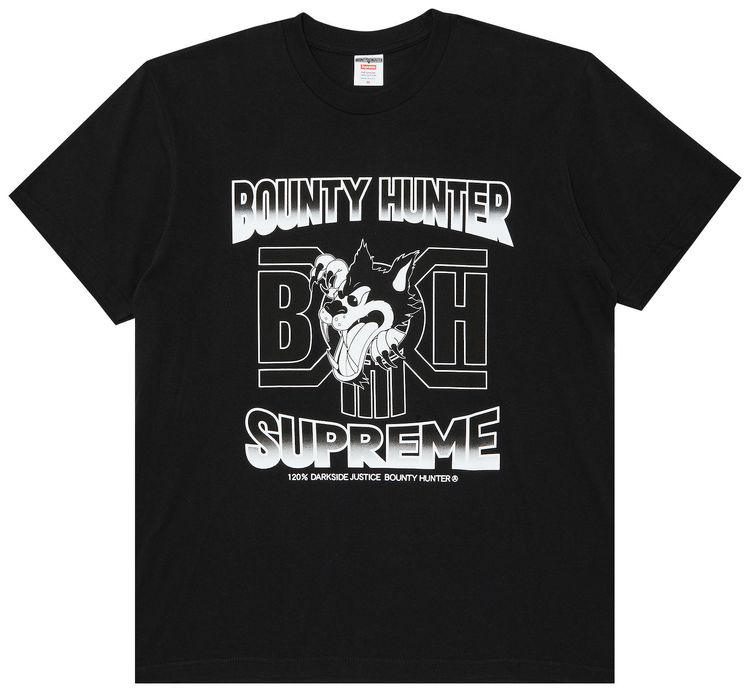 Supreme x Bounty Hunter Wolf Tee Black