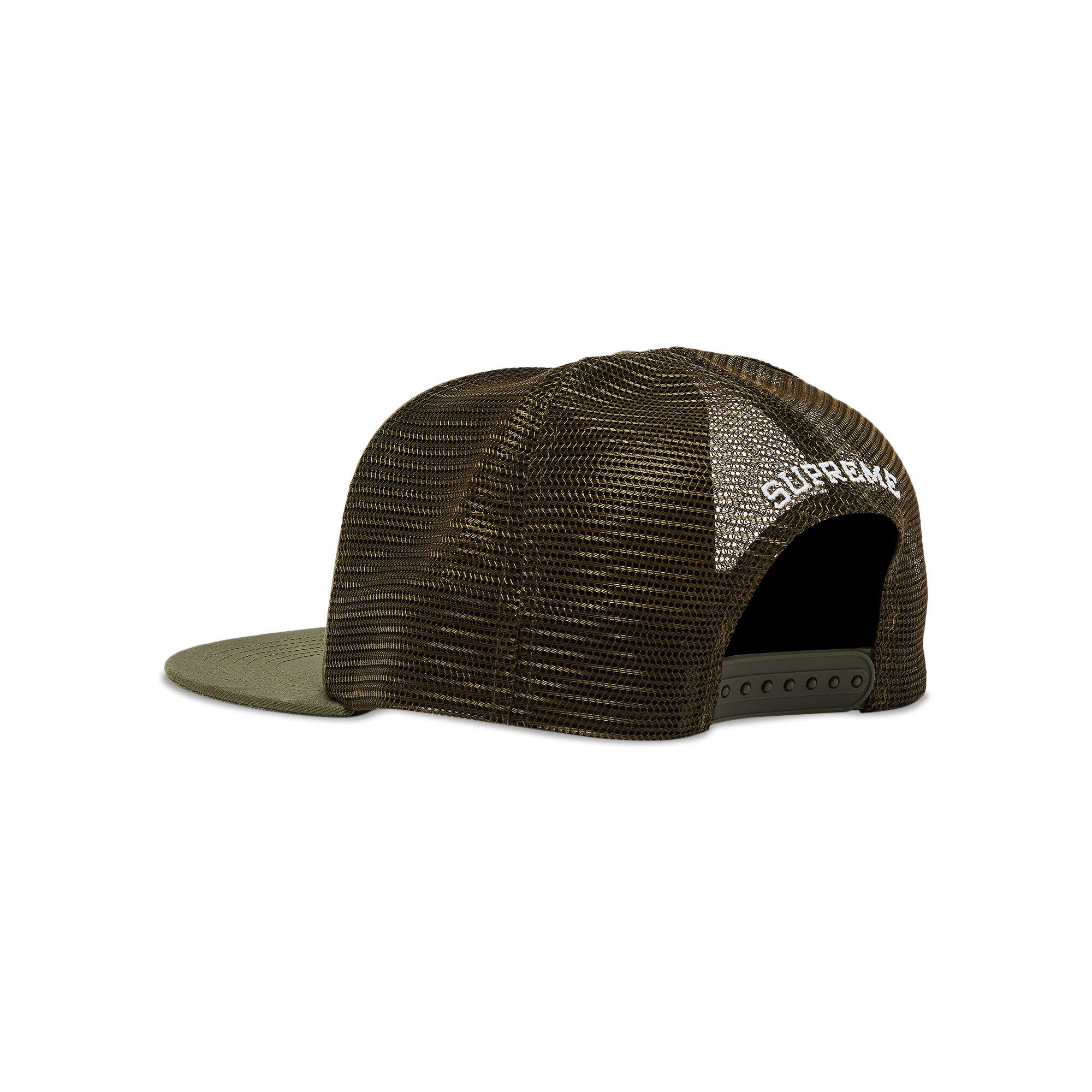 Buy Supreme x Bounty Hunter Mesh Back 5-Panel 'Olive' - FW23H18