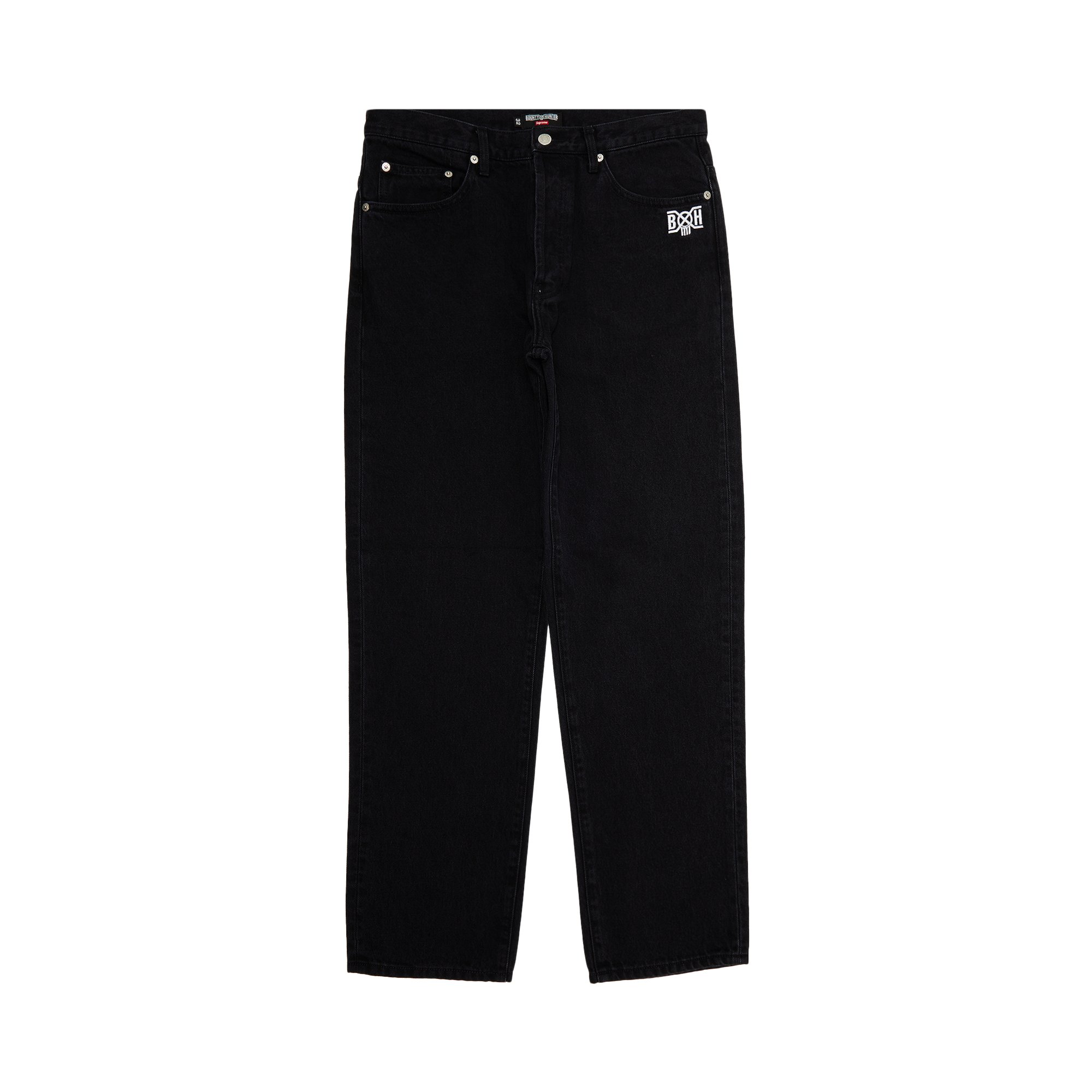 Buy Supreme x Bounty Hunter Regular Jeans 'Washed Black' - FW23P44