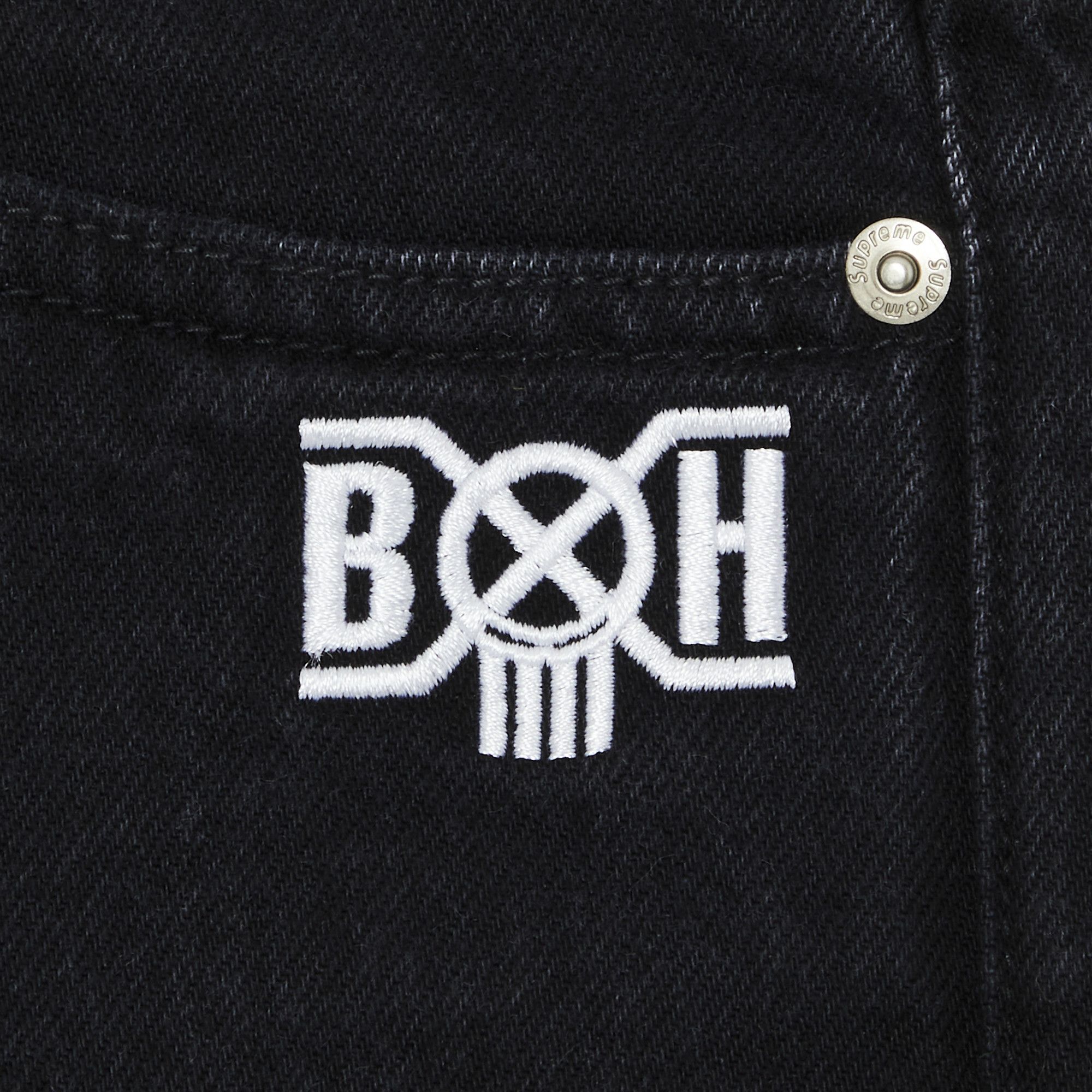 Buy Supreme x Bounty Hunter Regular Jeans 'Washed Black' - FW23P44