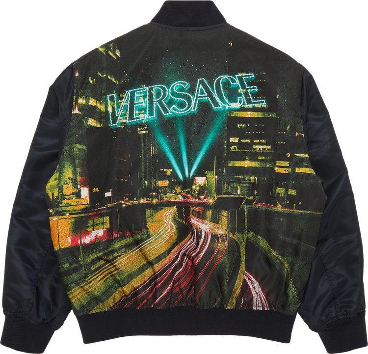 Versace City Lights Printed Blouson Multicolor