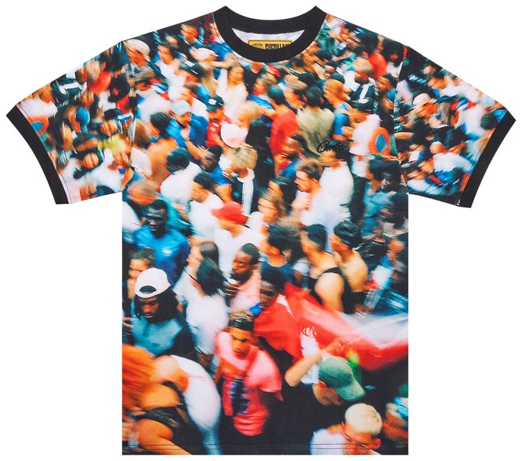 Corteiz Chaos Ribbed T Shirt Multicolor