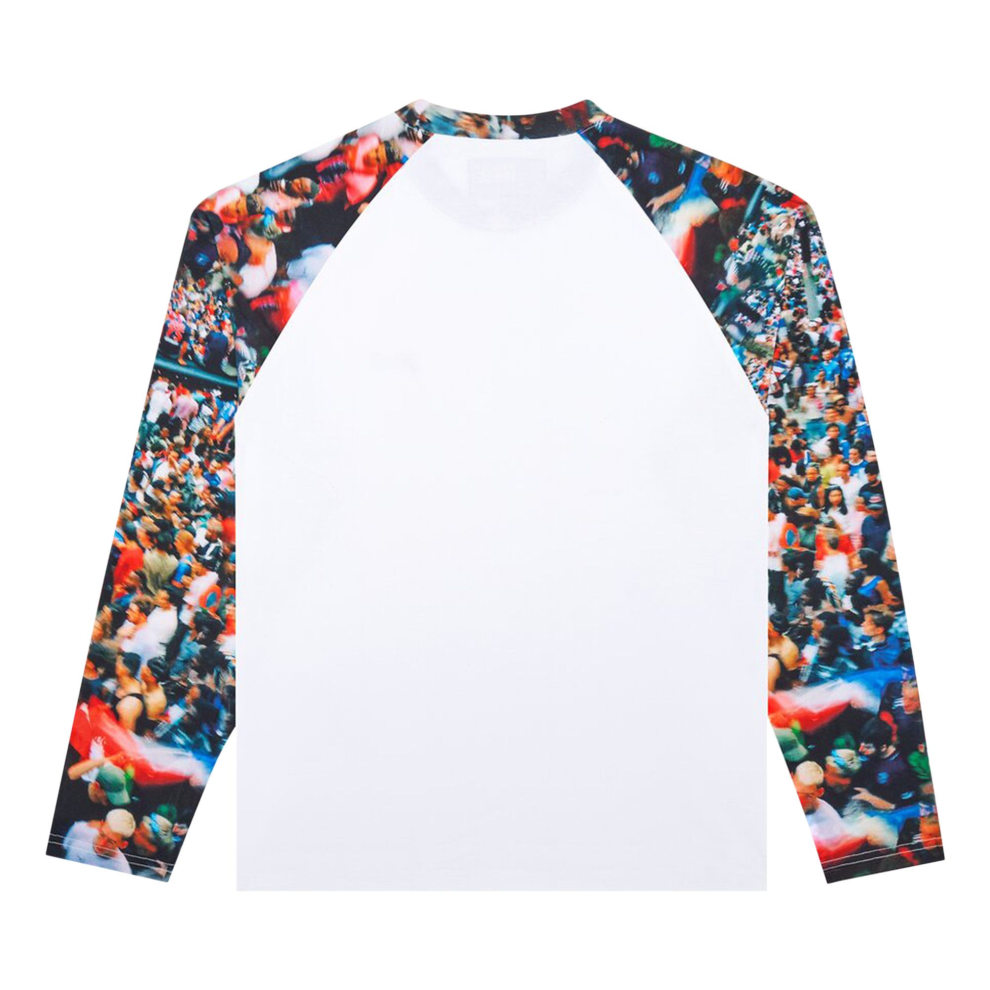 Corteiz Allstarz Raglan L/S Tee White/Black Men's - FW23 - US