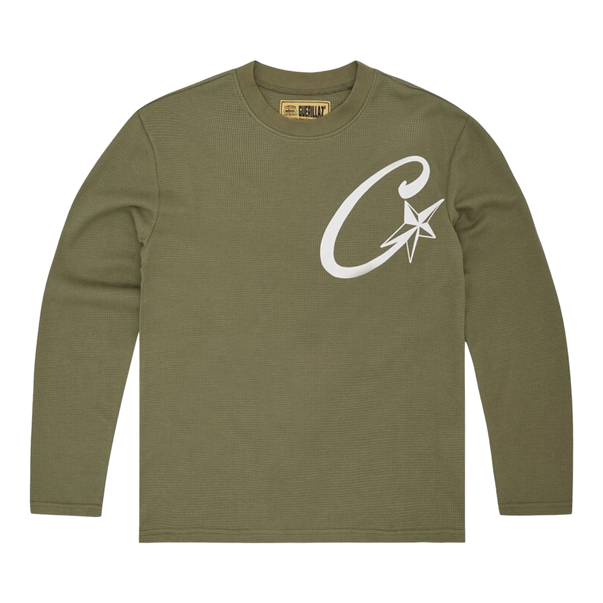 Buy Corteiz C Starz Waffle Long-Sleeve 'Khaki' - 7892 1FW230107CSWL KHAK |  GOAT