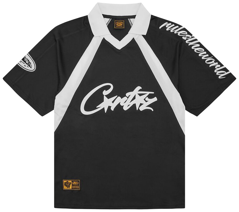 Buy Corteiz Allstarz Football Jersey 'Black' 7892 1FW230109AFJ BLAC