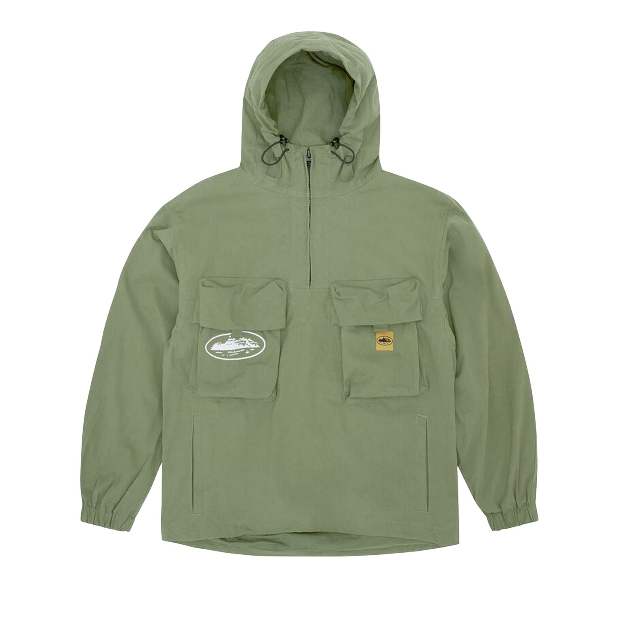 Pretty green two pocket overhead jacket online