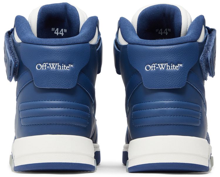 Off White Out of Office Mid Blue White Clear Sole