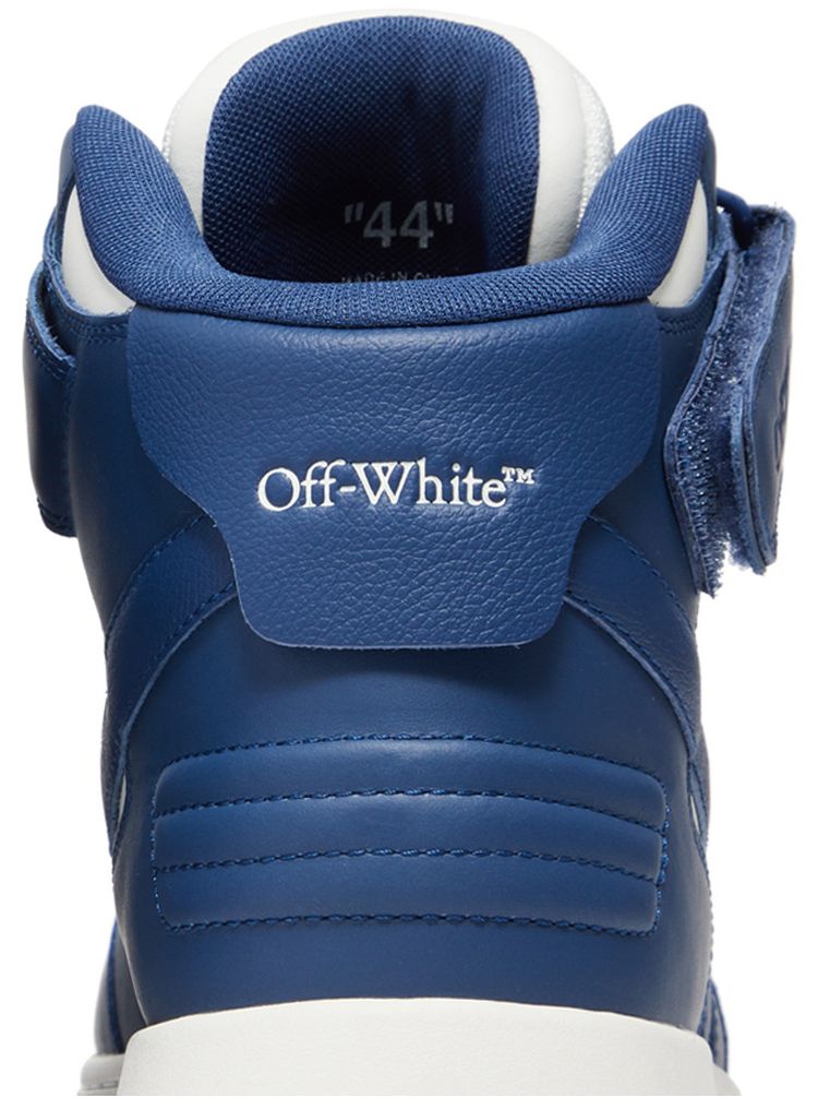 Off White Out of Office Mid Blue White Clear Sole
