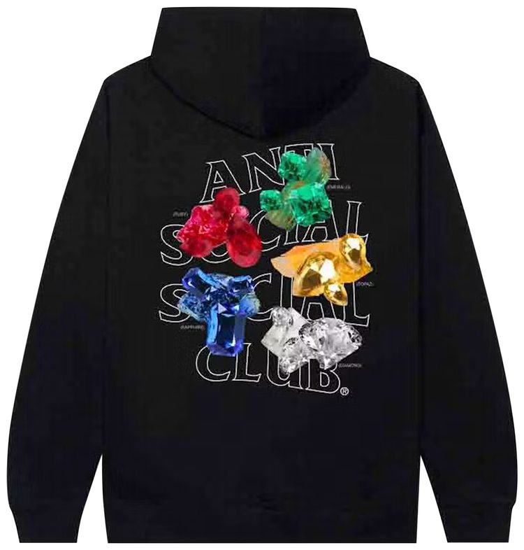 Anti Social Social Club Buffalo Hoodie Black