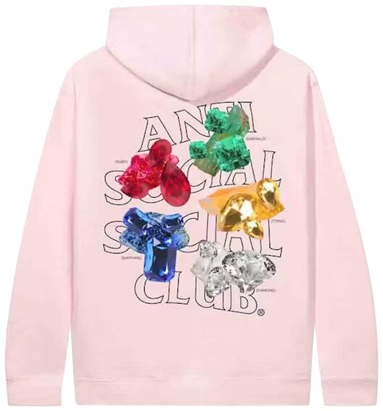 Anti Social Social Club Bussin Hoodie Pink