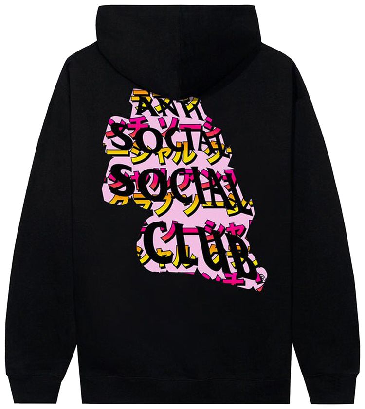 Anti Social Social Club Twisted Quickness Hoodie Black