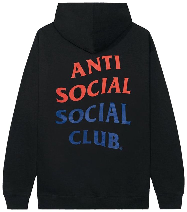 Anti Social Social Club x Case Study Flag Hoodie Black
